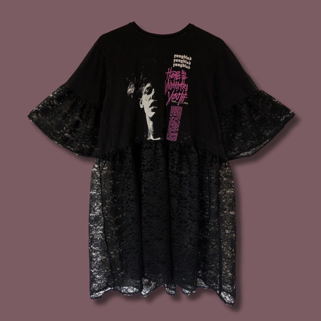 Yungblud - Black Lace Smock Dress (L)