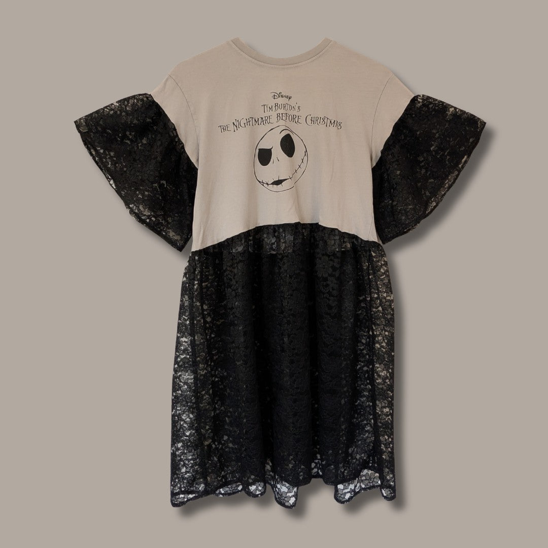 Nightmare Before Christmas - Black Lace Smock Dress (S)