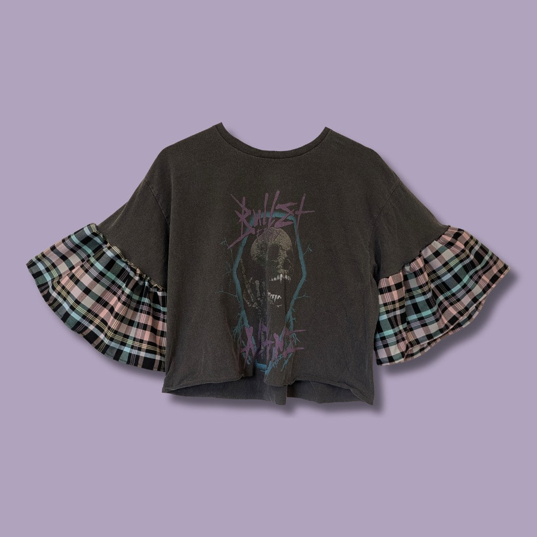 Bullet for my Valentine - Pastel Tartan Smock Top (L)