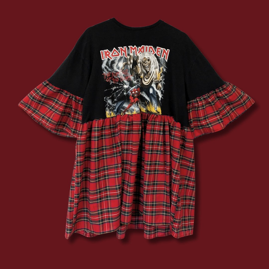 Iron Maiden - Red Tartan Smock Dress (2XL)