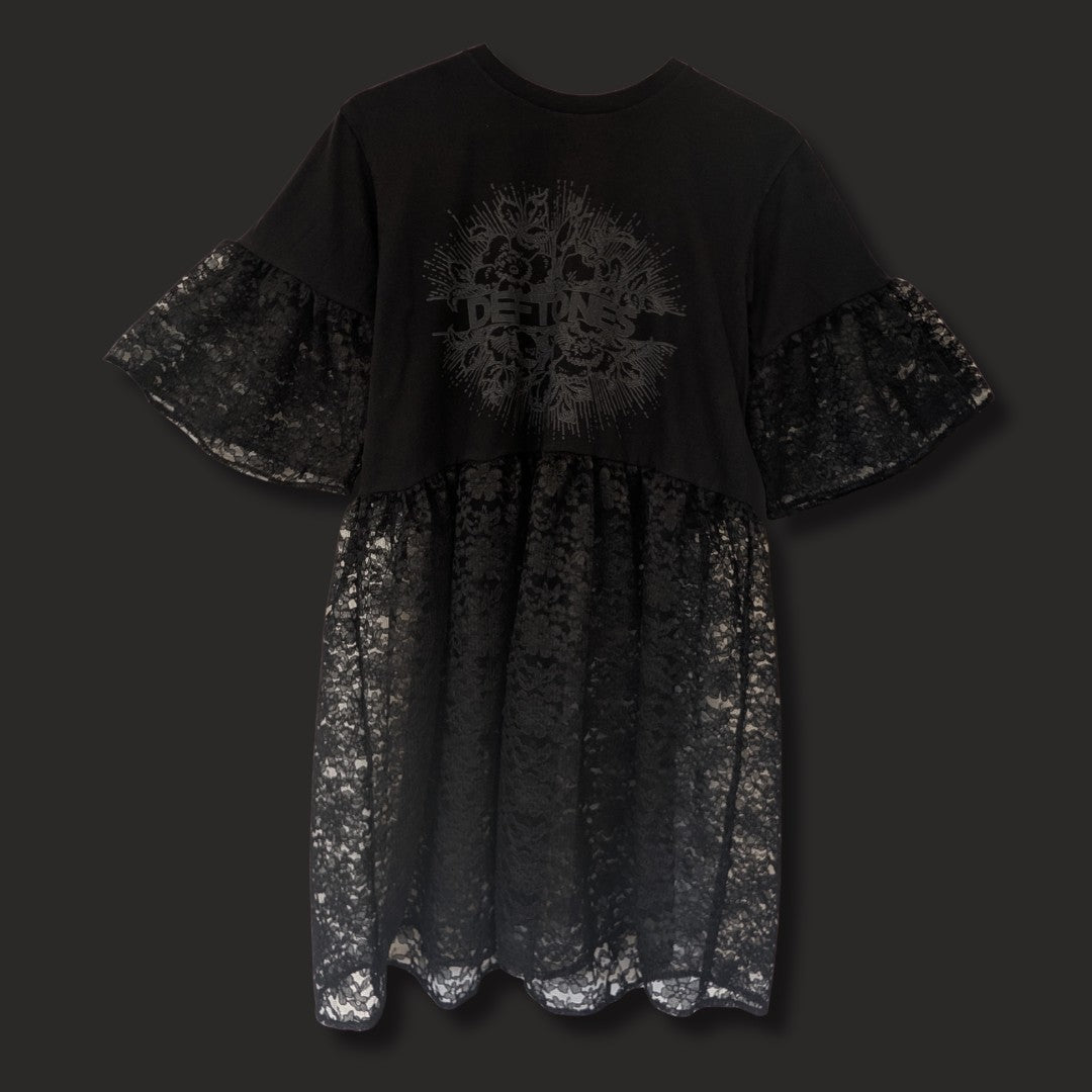 Deftones - Black Lace Smock Dress (S)