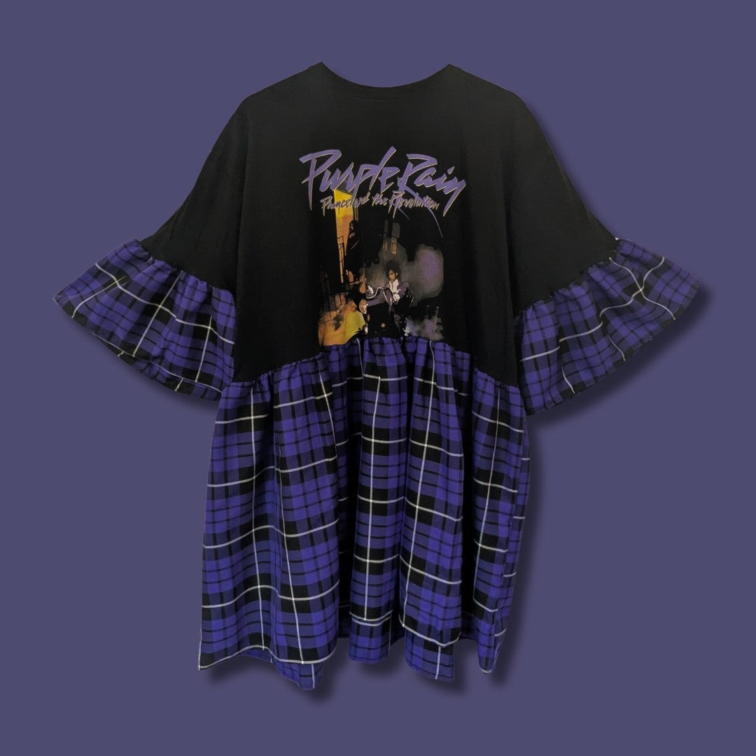 Prince - Purple Tartan Smock Dress (4XL)