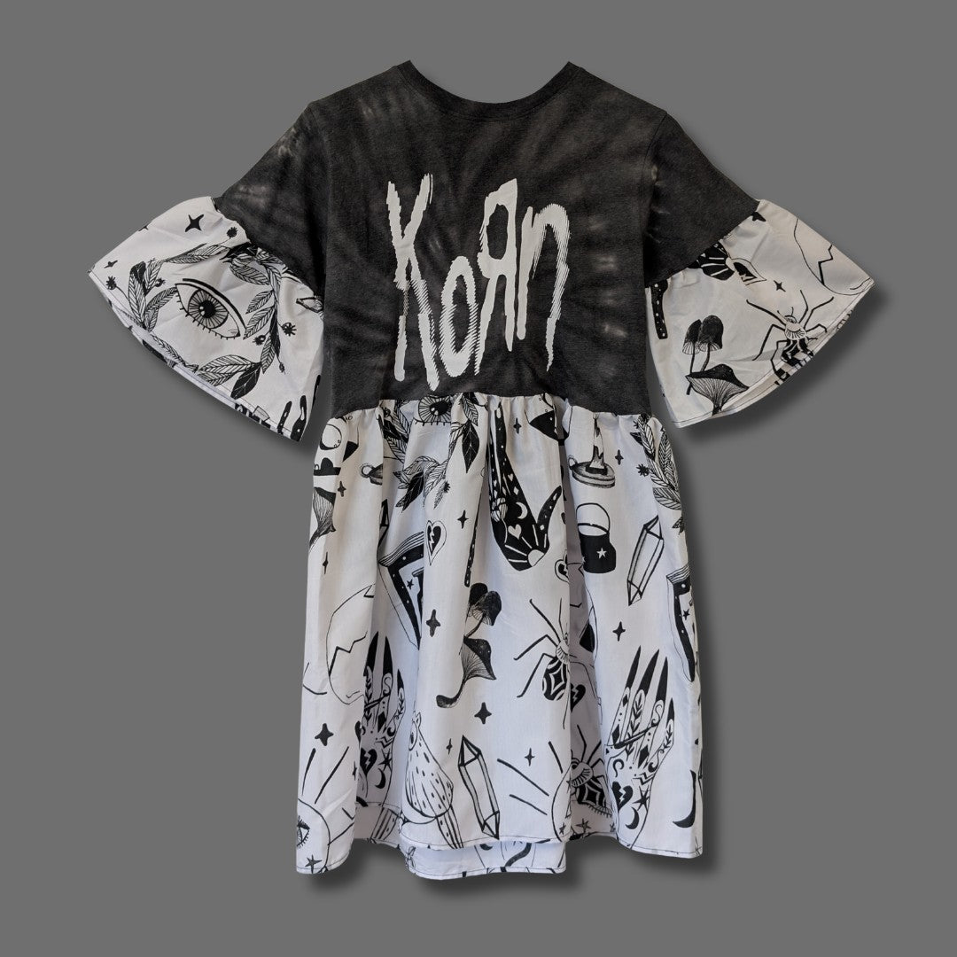 Korn - Witchy Illustration Print Smock Dress (S)