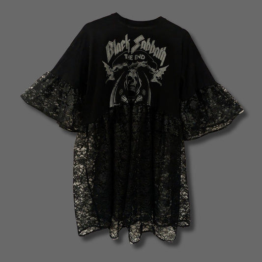 Black Sabbath - Black Lace Smock Dress (2XL)