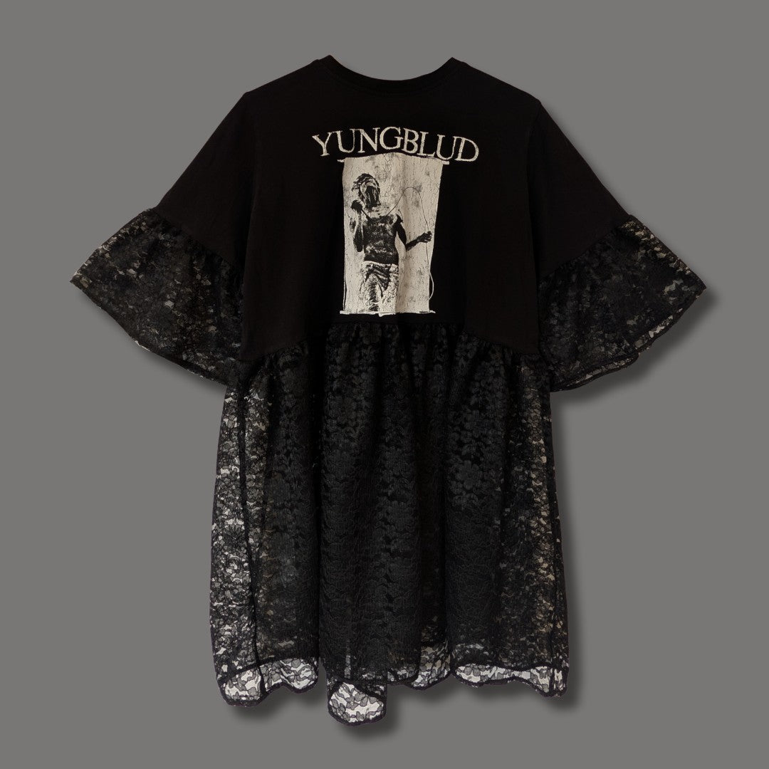 Yungblud - Black Lace Smock Dress (L)
