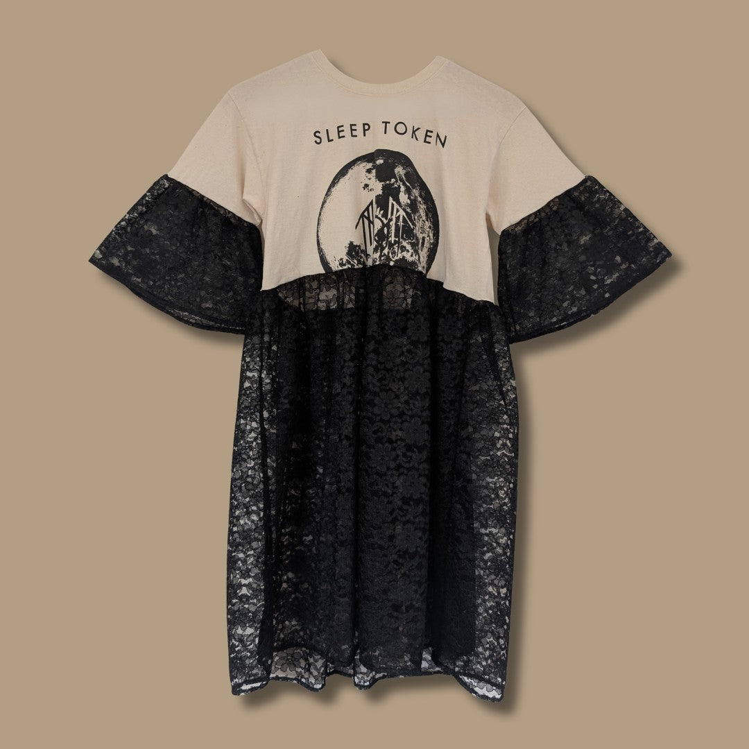 Sleep Token - Black Lace Smock Dress (S)