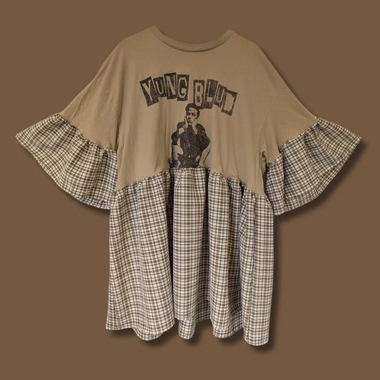 Yungblud - Stone Check Tartan Smock Dress (4XL)