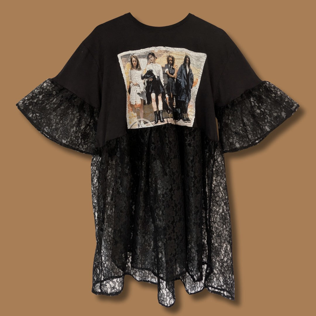 The Craft - Black Lace Smock Dress (XL)