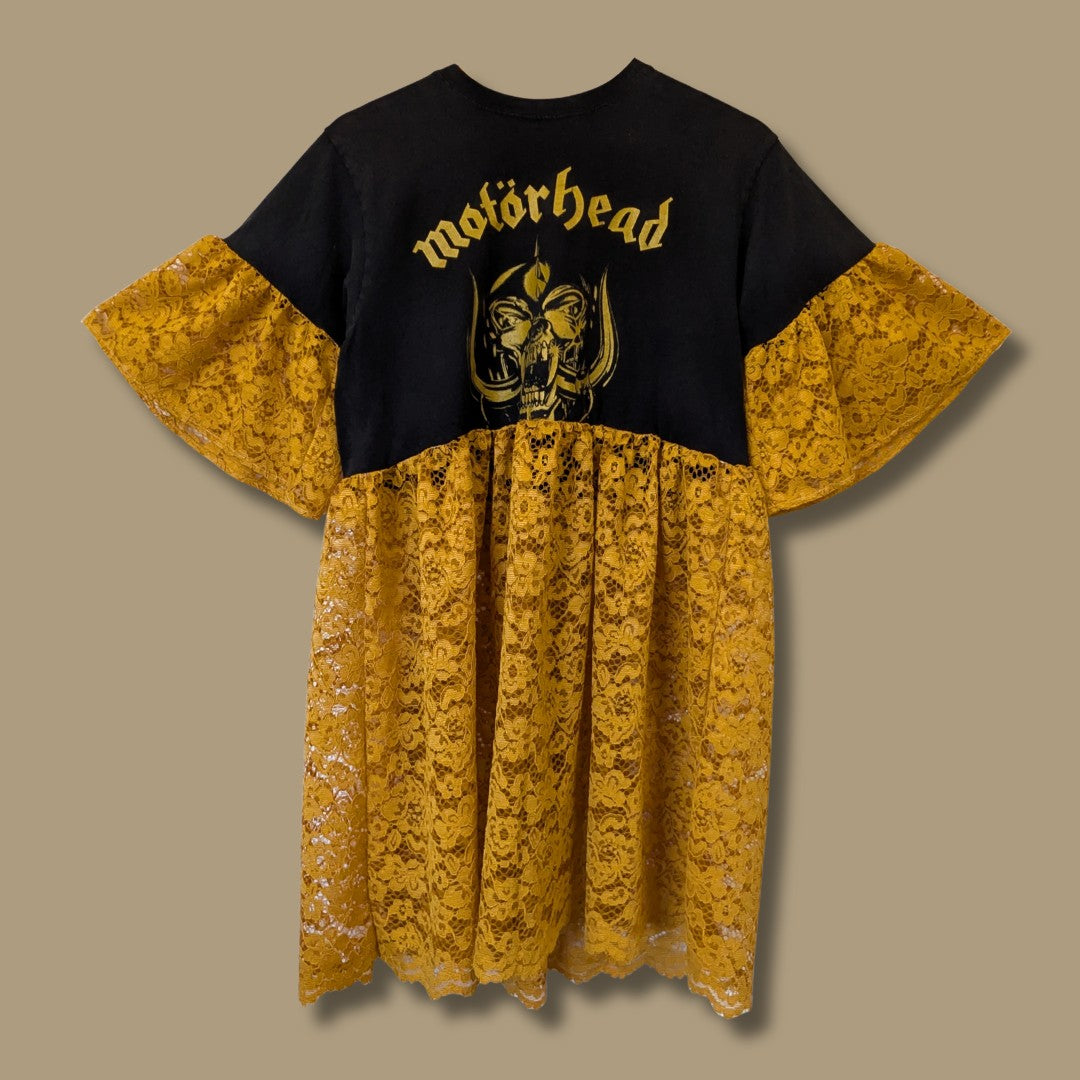 Motorhead - Mustard Lace Smock Dress (S)