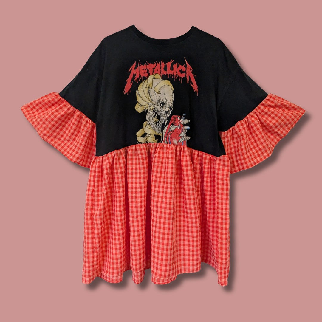 Metallica - Pink Gingham Smock Dress (2XL)