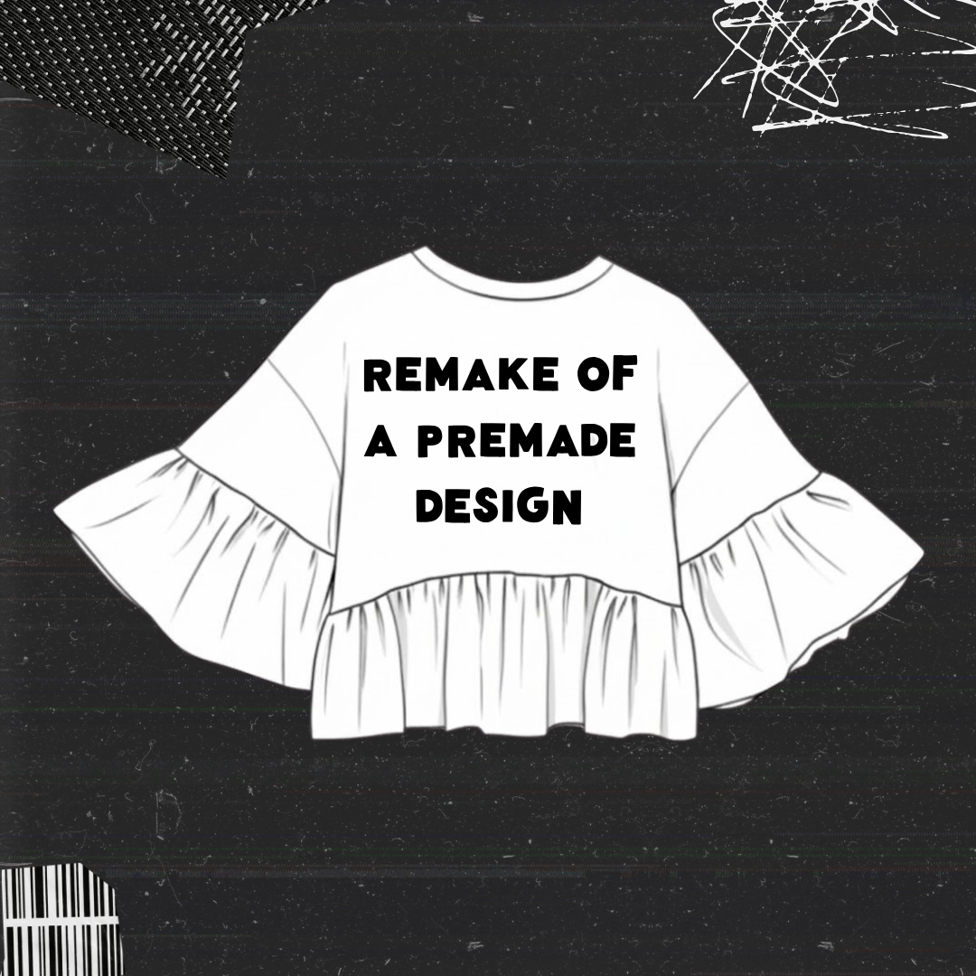 Remake of a Pre-made Smock Top