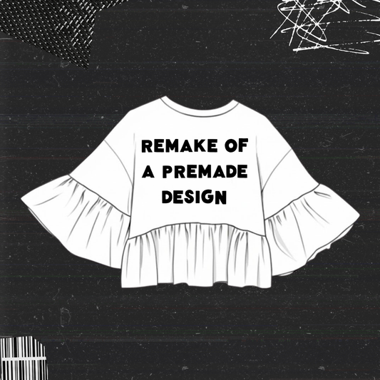 Remake of a Pre-made Smock Top