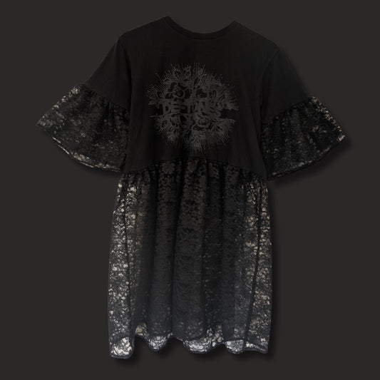 Deftones - Black Lace Smock Dress (S)