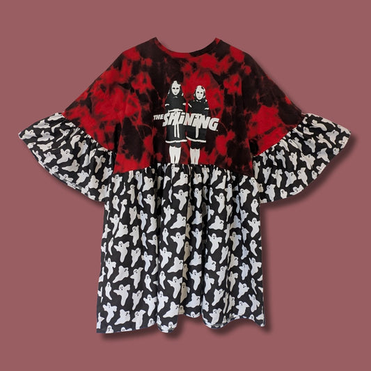 The Shining - Black & White Ghost Print Smock Dress (2XL)