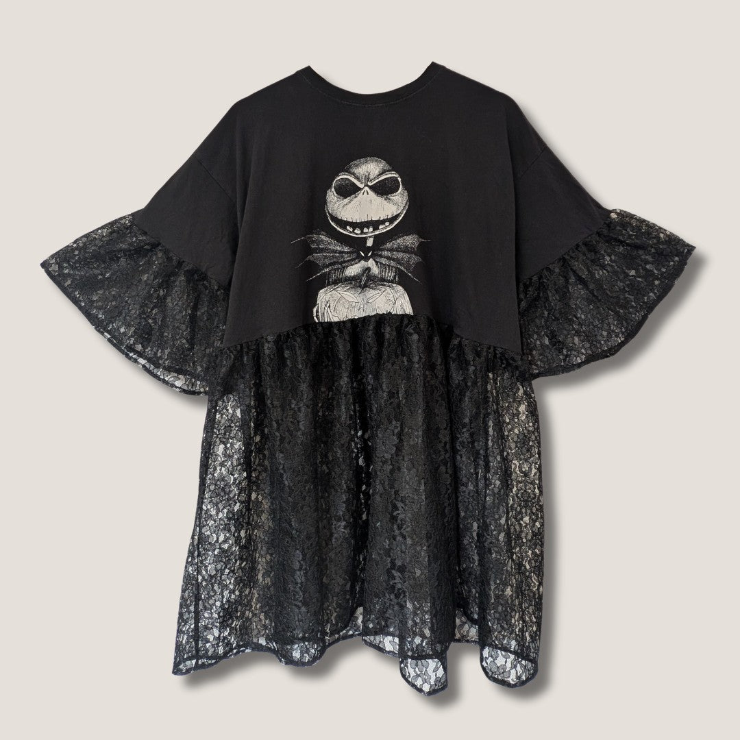 Jack Skellington - Black Lace Smock Dress (XL)