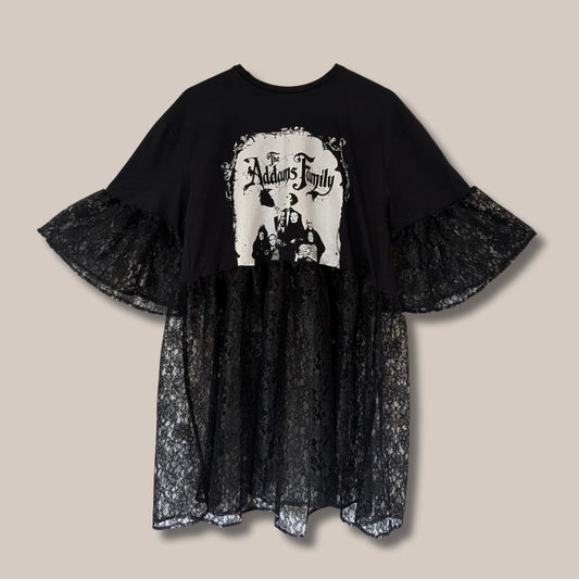 The Addams Family - Black Lace Smock Dress (L/XL)