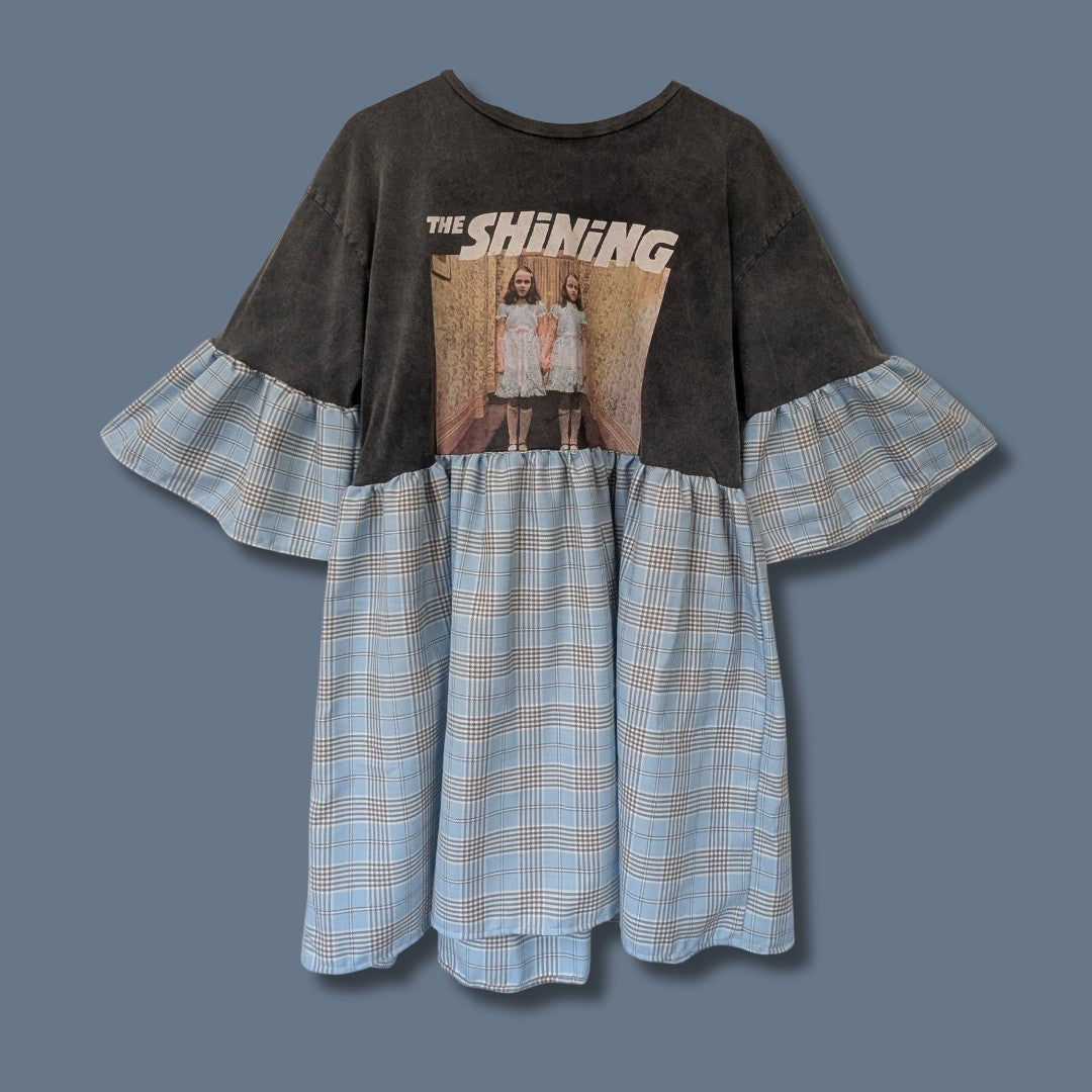 The Shining - Baby Blue Tartan Smock Dress (XL)