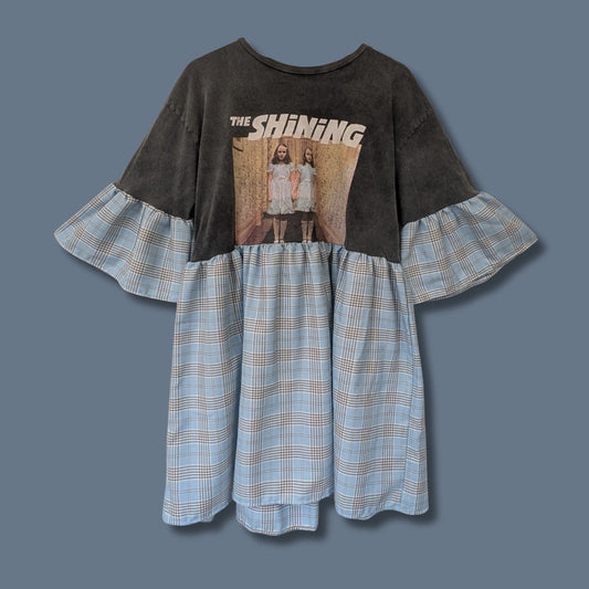 The Shining - Baby Blue Tartan Smock Dress (XL)