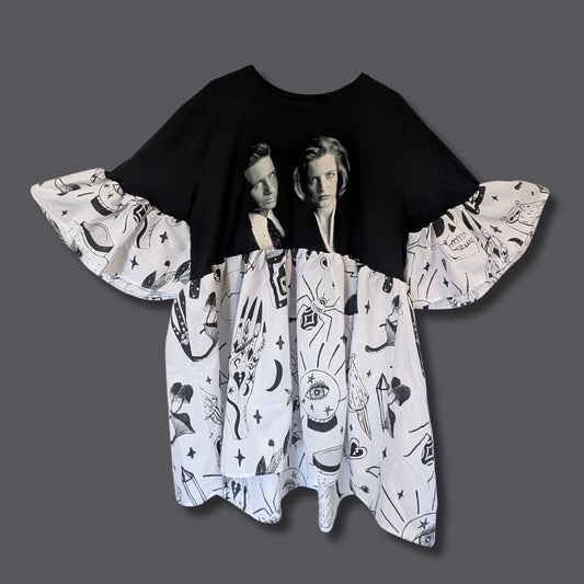 The X-Files - Witchy Illustration Print Smock Dress (3XL)