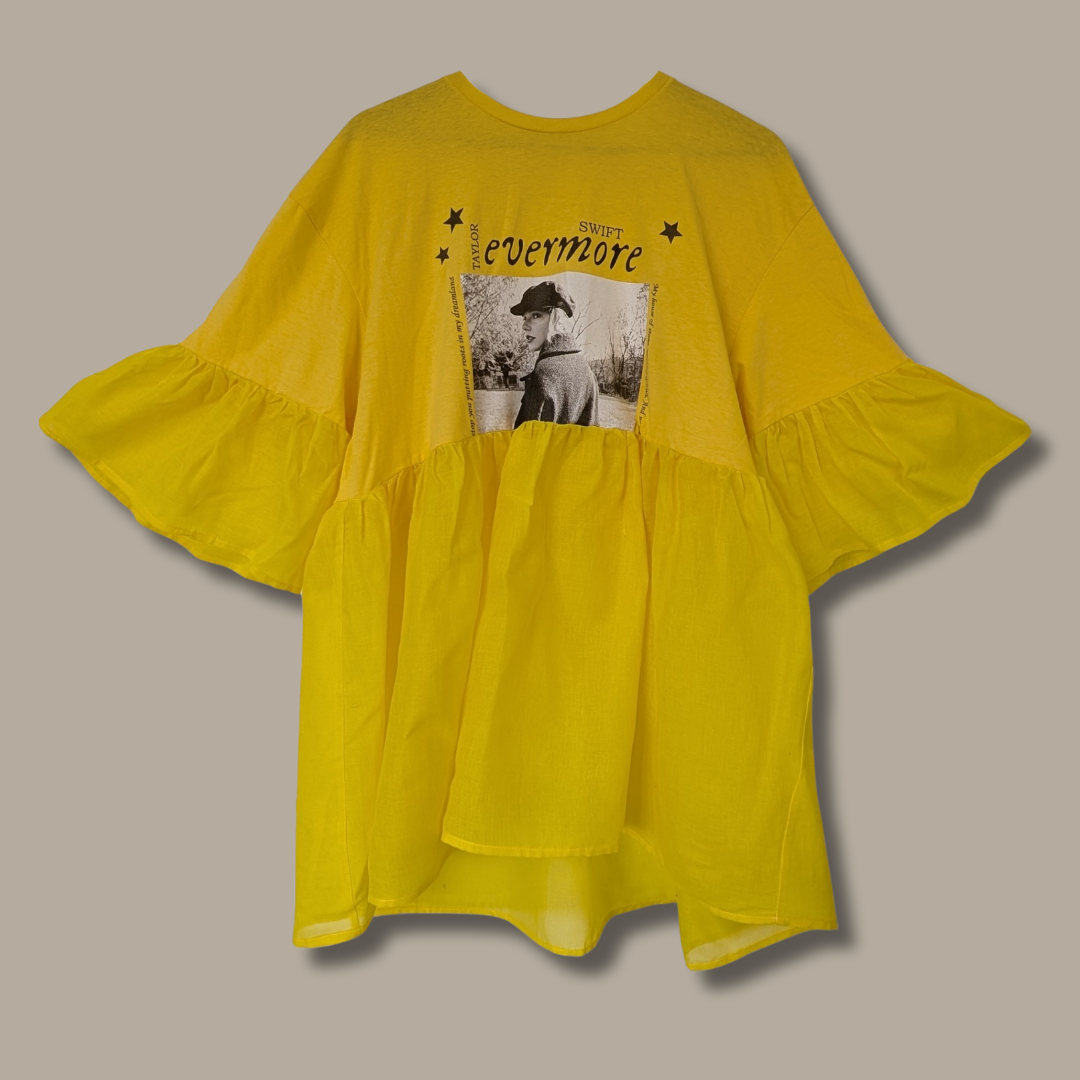 Taylor Swift / Evermore - Yellow Smock Dress (XL)