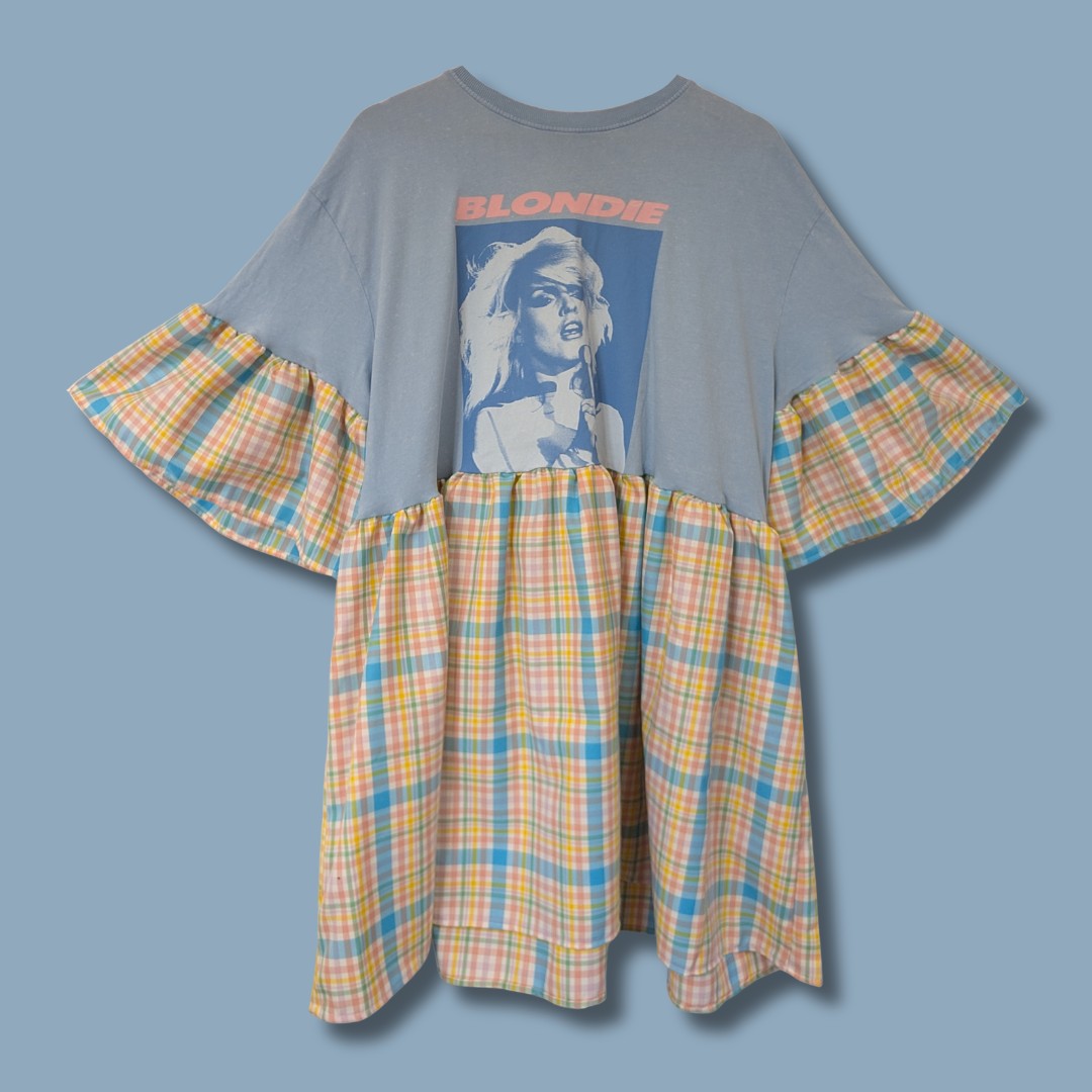 Blondie - Pastel Tartan Smock Dress (3XL)