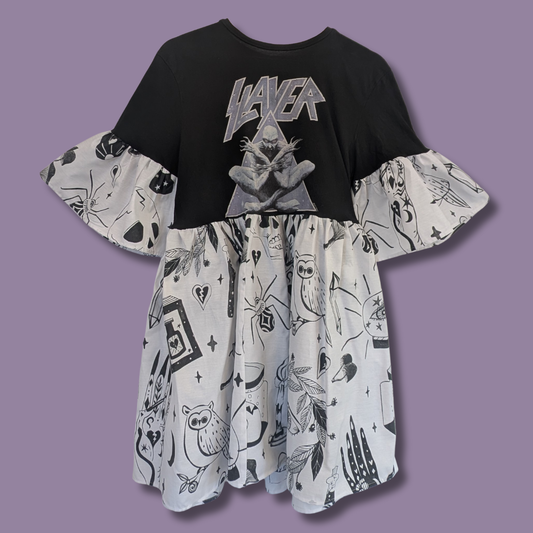 Slayer - Witchy Print Smock Dress (M)