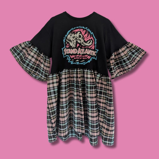 Stand Atlantic - Pastel Tartan Smock Dress (L)